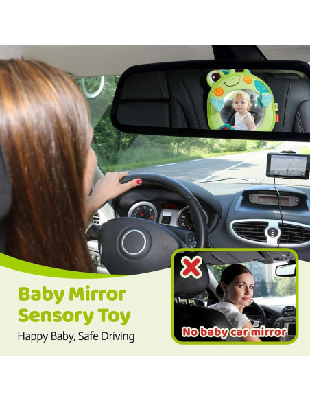 Juguete Colgante para Cochecito Jollybaby Rana Espejo 20.8x14.9cm Juguete Colgante para Cochecito Jollybaby Rana Espejo 20.8x14.9cm