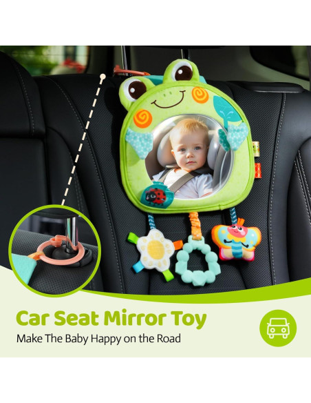 Juguete Colgante para Cochecito Jollybaby Rana Espejo 20.8x14.9cm Juguete Colgante para Cochecito Jollybaby Rana Espejo 20.8x14.9cm