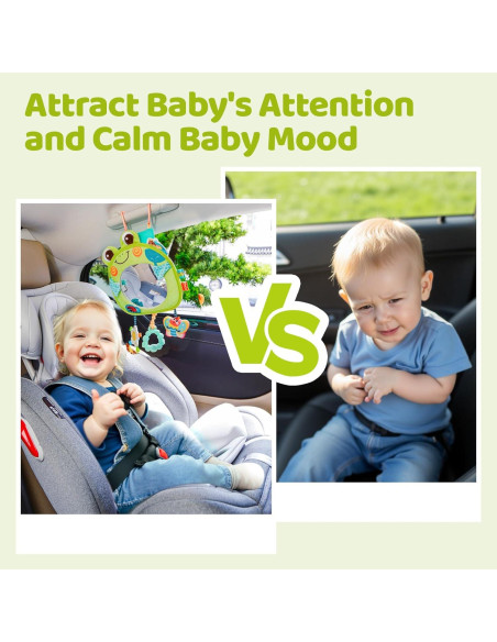 Juguete Colgante para Cochecito Jollybaby Rana Espejo 20.8x14.9cm Juguete Colgante para Cochecito Jollybaby Rana Espejo 20.8x14.9cm