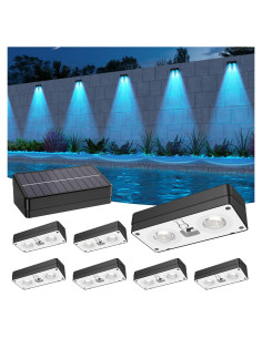 Luces Solares para Cercas Exteriores ZXCLIGHT IP65 10 Colores 12 Modos