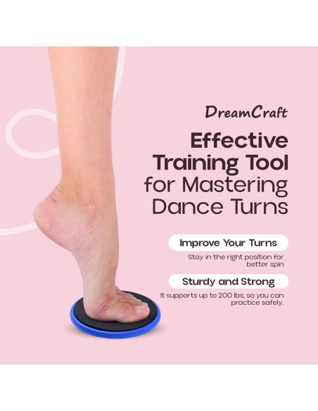 Tablero de Giro de Danza DreamCraft Azul para Entrenamiento
