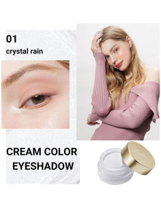 Sombra de Ojos Crema Oulac 6g Color Natural Larga Duración 2