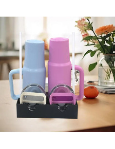 Soporte para Secado de Botellas Stanley CCDANSIYUCR Azul/Rosa 2