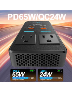 Inversor de Potencia de Coche 300W DrimMek 12V a 110V AC 2