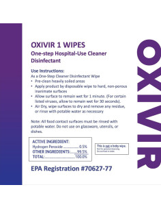 Toallitas Desinfectantes Diversey Oxivir 160 Unidades 11x12 cm 2