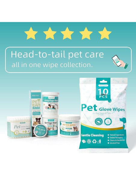 Hisopos de Algodón para Mascotas MEDUWEDU - 55 Unidades