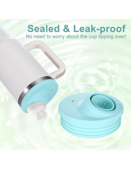 Adaptador de Vaso Hoohnnaa para Stanley 40 oz, Verde, BPA Free