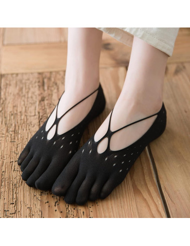 Calcetines Cortos de Dedos Antideslizantes Verdancy - 3 Pares