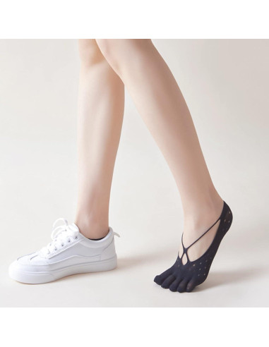 Calcetines Cortos de Dedos Antideslizantes Verdancy - 3 Pares