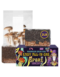 Kit de Cultivo de Champiñones 2 LB Spore Sorcery - Fácil y Rápido