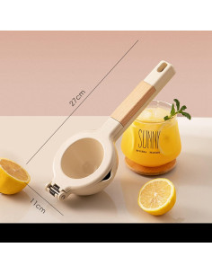 Exprimidor Manual de Cítricos Tomotato con Mango de Madera 2