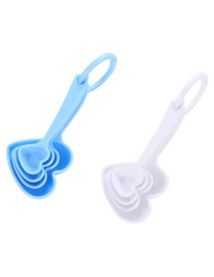 Juego de cucharas medidoras de plástico Leadigol - 2 piezas