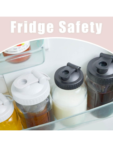 Paquete de 4 Tapas de Vertido AoeJarry para Tarros Mason