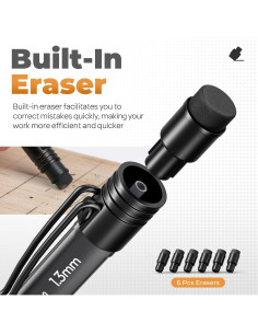 Conjunto de Lápices Mecánicos Nicpro 1.3mm Resistente al Agua 2