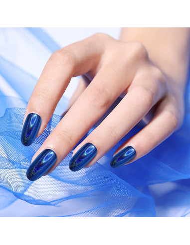 Conjunto de Polvo de Uñas Artdone 20 Tarros Efecto Espejo