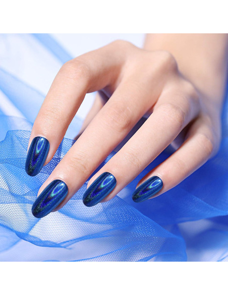 Conjunto de Polvo de Uñas Artdone 20 Tarros Efecto Espejo