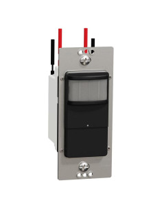 Interruptor de Luz Sensor de Movimiento Square D SQR73101BK 10A Negro