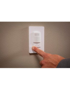 Interruptor de Luz Sensor de Movimiento Square D SQR73101BK 10A Negro 2