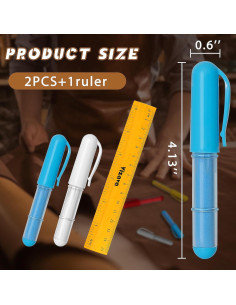 Marcadores de Tiza para Tela Vizava - Borrables, 2 Colores 2