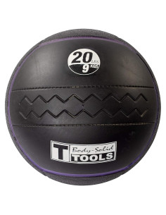 Bola de Medicina de Caucho 9.07 kg Body-Solid Negra