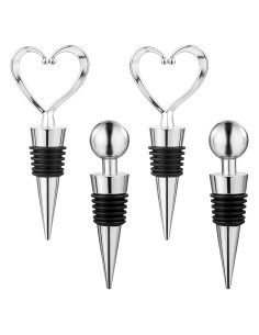 Juego de 4 Tapones de Corcho para Vino Classicseali