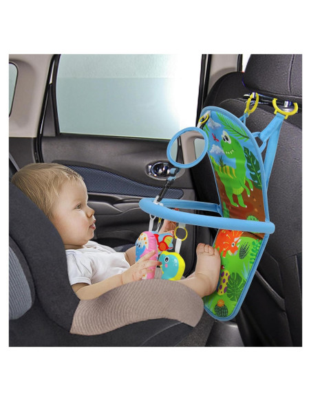 Juguete de Asiento de Coche OKOOKO Dinosaurio Ajustable