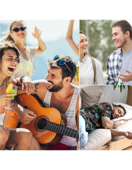 Tapones para oídos BNU alta fidelidad 25-33dB 2 pares