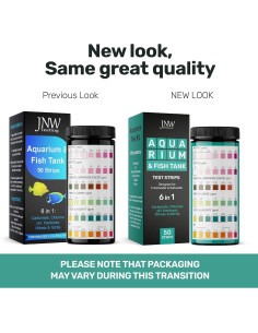 Kit de Prueba de Agua para Acuarios JNW Direct - 100 Tiras 9-en-1 2