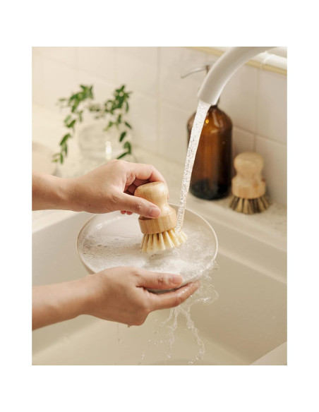 Juego de 2 Estropajos de Cocina Jungle Culture - Cepillos de Bambú Ecológicos