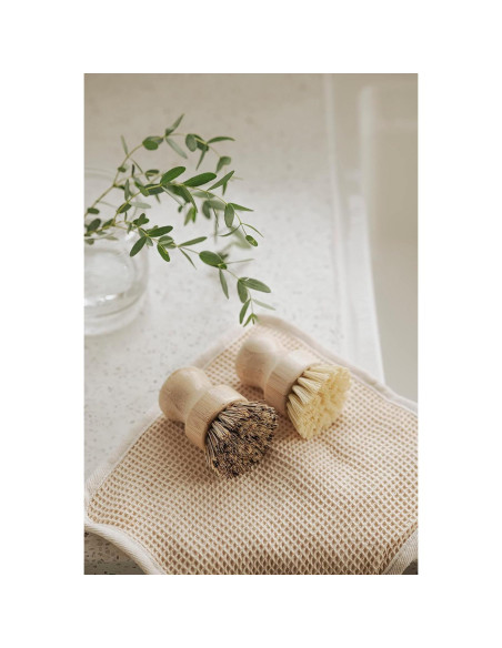 Juego de 2 Estropajos de Cocina Jungle Culture - Cepillos de Bambú Ecológicos