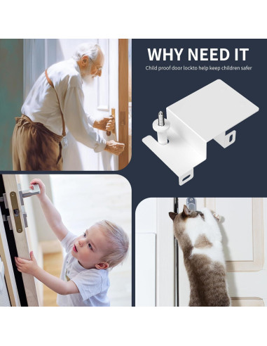 Cerradura Superior de Seguridad Dahuiby para Niños - Metal Duradero