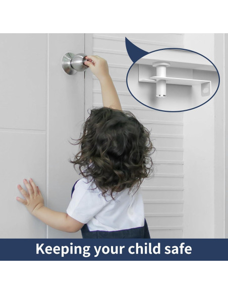 Cerradura Superior de Seguridad Dahuiby para Niños - Metal Duradero