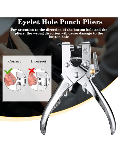 Kit de herramientas para ojales Honoson con 200 piezas