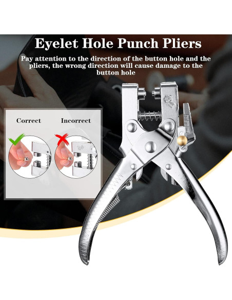 Kit de herramientas para ojales Honoson con 200 piezas