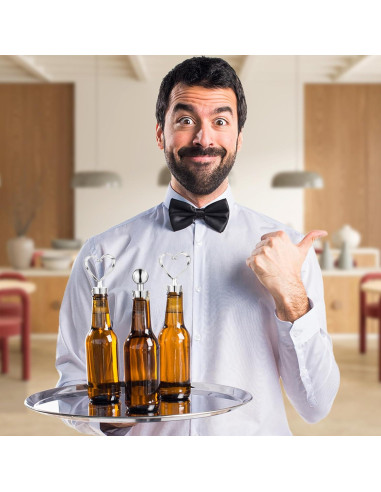 Juego de 4 Tapones de Corcho para Vino Classicseali