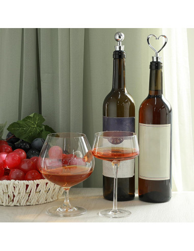 Juego de 4 Tapones de Corcho para Vino Classicseali