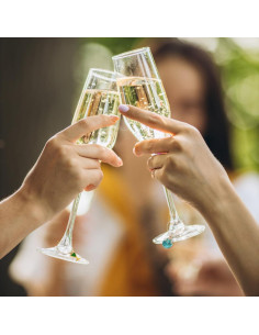 Juego de 18 Charms para Copas de Vino Temática Playa 2