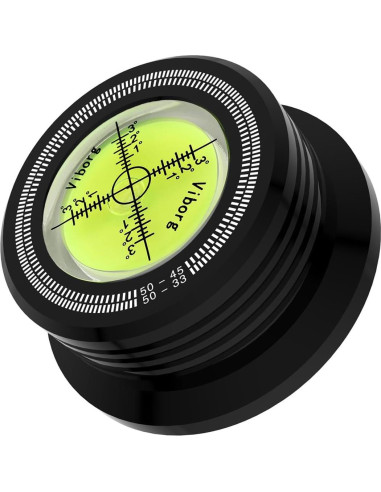 Peso de Disco de Vinilo Viborg LP528B 280g con Nivel de Burbuja