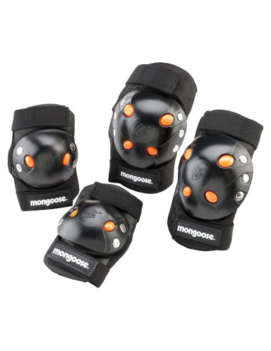 Conjunto de almohadillas BMX Mongoose para niños 8-14 años