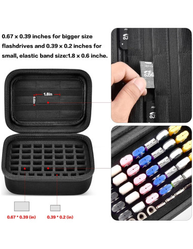 Funda Organizadora para USB y Tarjetas de Memoria Comecase