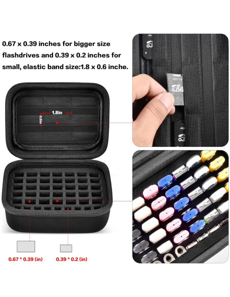 Funda Organizadora para USB y Tarjetas de Memoria Comecase