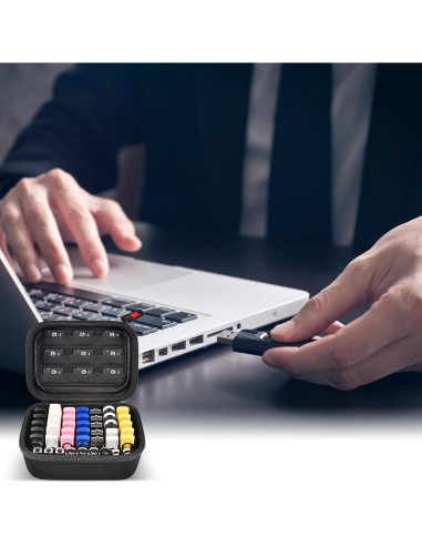 Funda Organizadora para USB y Tarjetas de Memoria Comecase