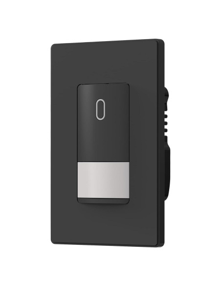 Interruptor de luz con sensor de movimiento ELEGRP negro mate