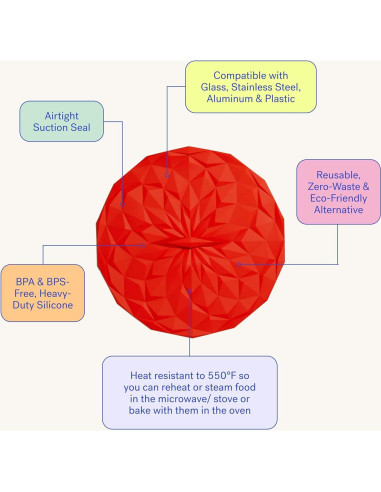 Tapa de Silicona Navy 25.4 cm GIR - Resistente al Calor