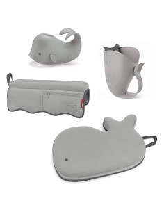 Conjunto Esencial para Baño de Bebé Skip Hop Moby Gris