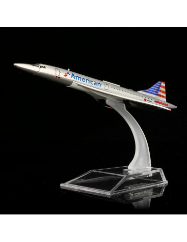 Modelo de avión Concord USA 1/400 24-Horas 15.5 cm