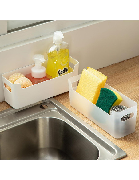 Organizador de Puerta de Gabinete IGUOCY 2 Pcs Transparente