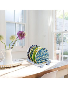 2 Moldes de Silicona KyeeaDIY para Posavasos Redondos 2