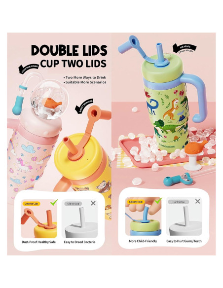 Taza de Acero Inoxidable LIONICE 710ml con Chorro de Ballena Taza de Acero Inoxidable LIONICE 710ml con Chorro de Ballena