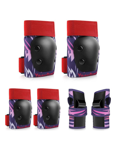 Conjunto de Rodilleras y Codilleras YOOXARMOR para Niños 3-8 Años